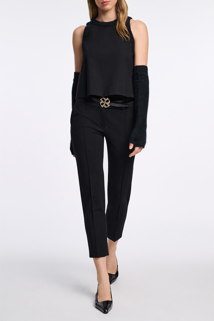 Dorothee Schumacher Shell in Punto Milano pure black