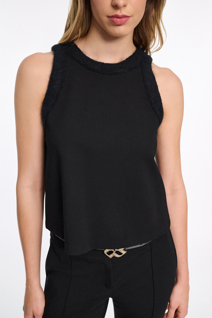 Dorothee Schumacher Shell in Punto Milano pure black