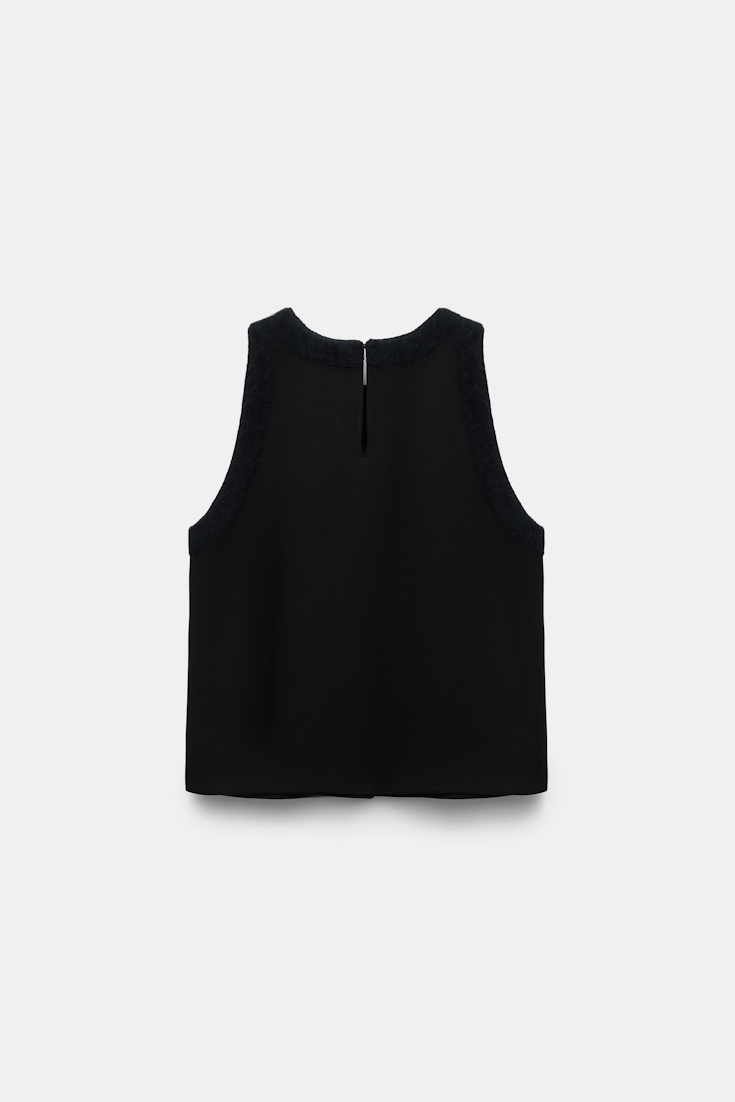 Dorothee Schumacher Shell in Punto Milano pure black