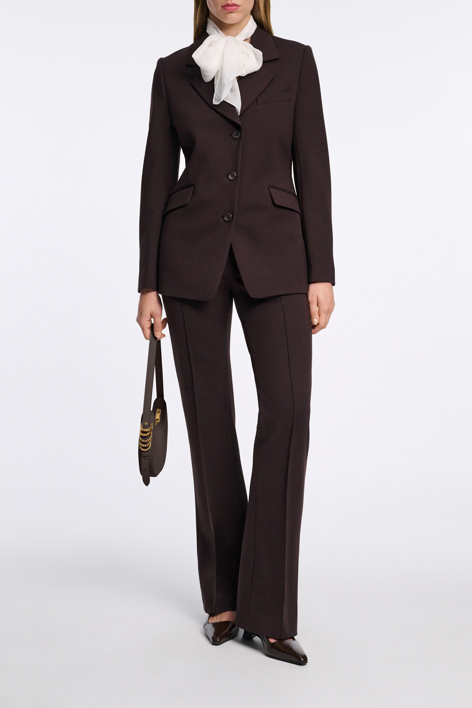 Dorothee Schumacher Blazer aus Punto Milano dark chocolate