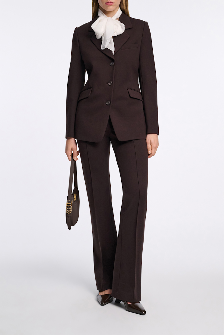 Dorothee Schumacher Blazer aus Punto Milano dark chocolate