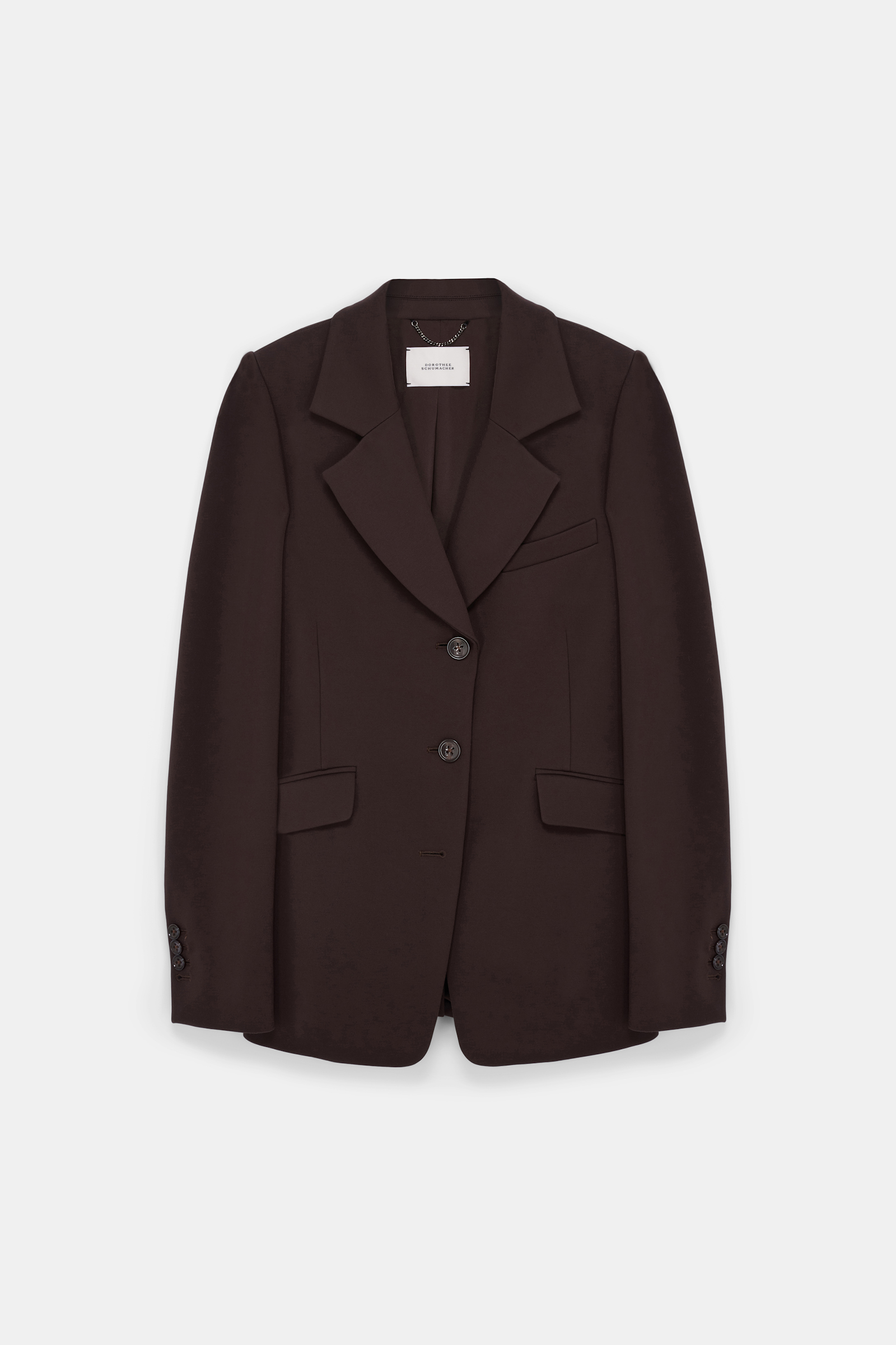 Dorothee Schumacher Blazer aus Punto Milano dark chocolate