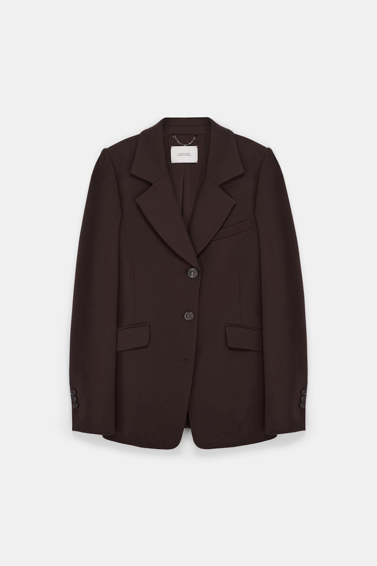 Dorothee Schumacher Blazer aus Punto Milano dark chocolate