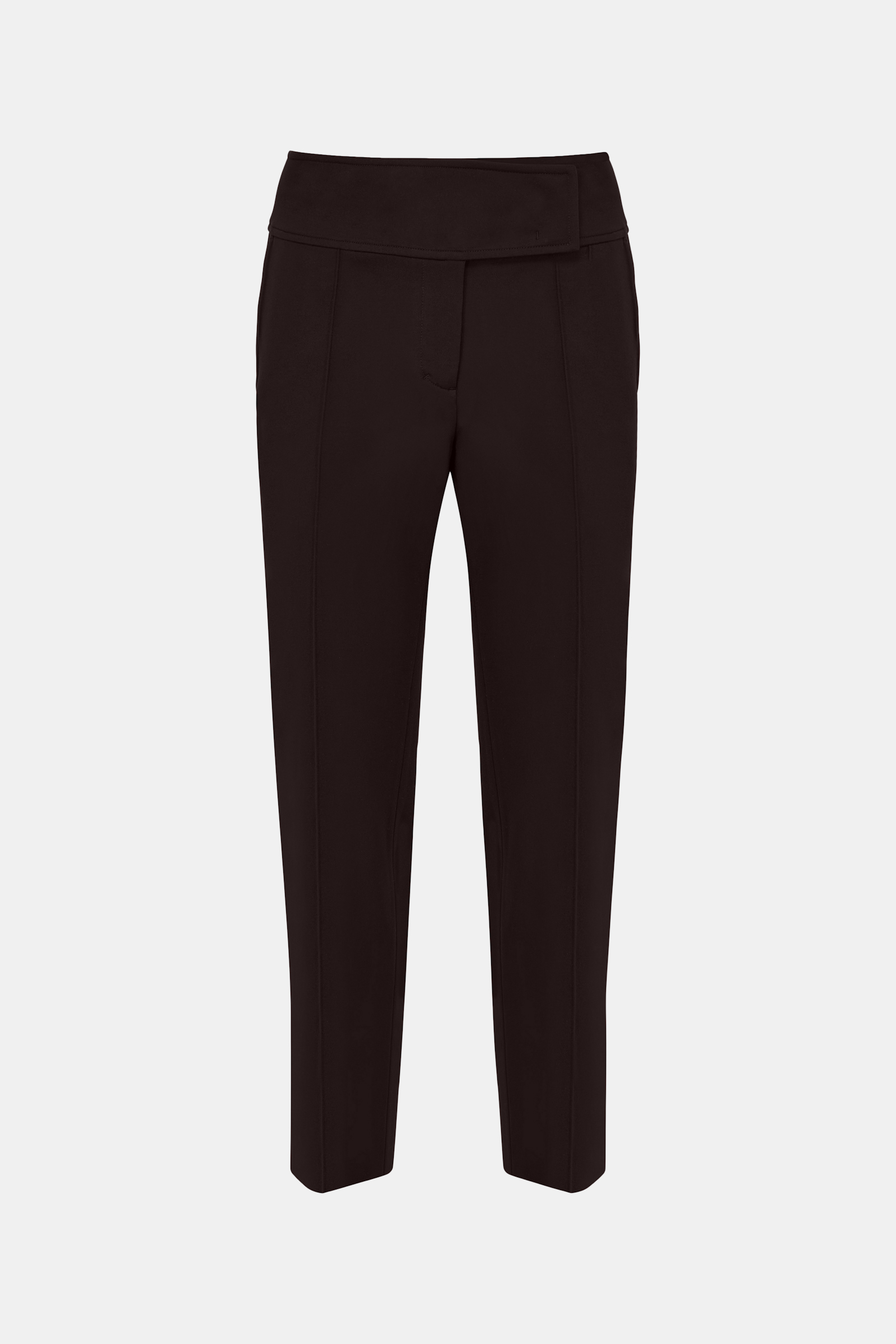 Dorothee Schumacher Cigarette pants in Punto Milano dark chocolate