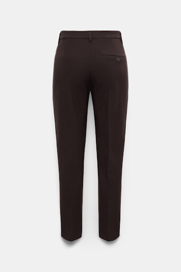 Dorothee Schumacher Cigarette pants in Punto Milano dark chocolate