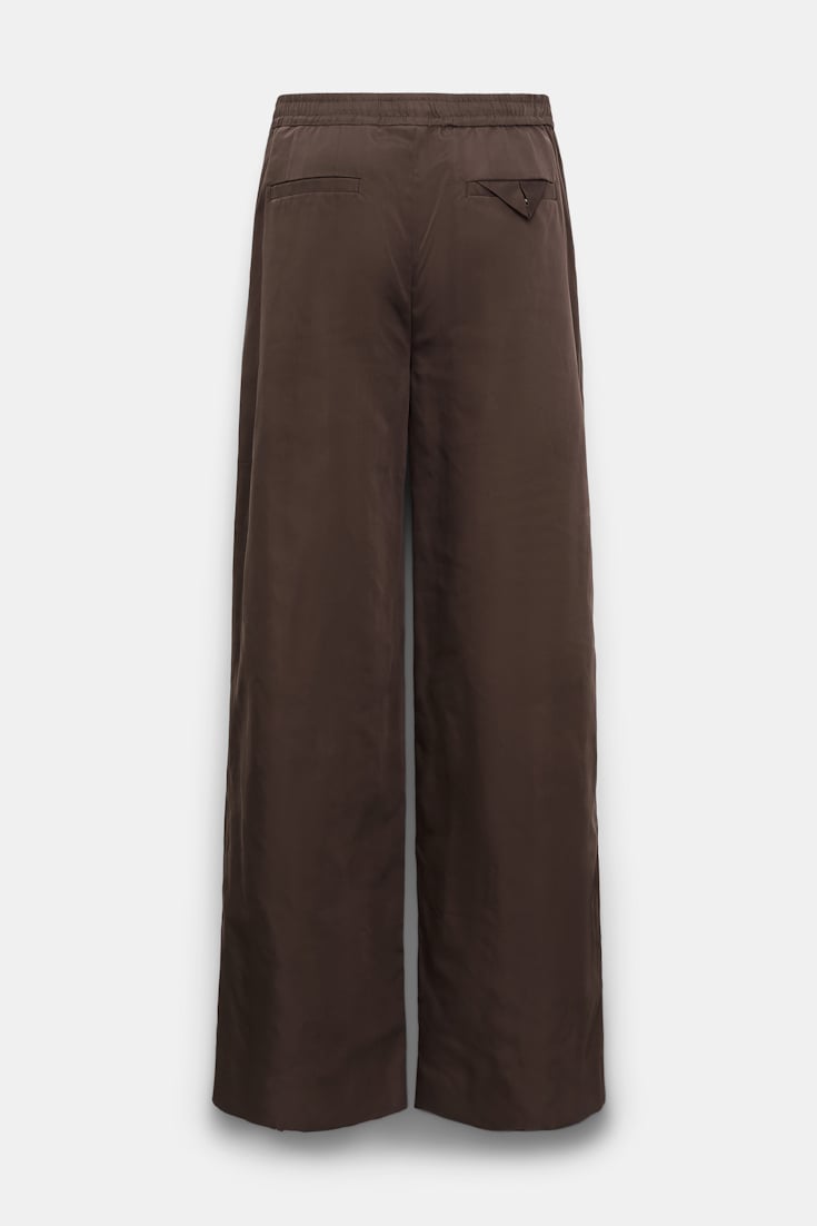 Dorothee Schumacher Nylon pants dark chocolate