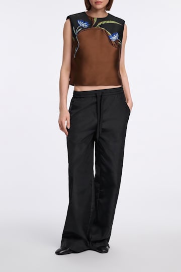 Dorothee Schumacher Nylon pants pure black