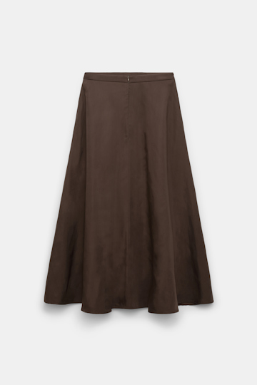 Dorothee Schumacher Nylon skirt dark chocolate