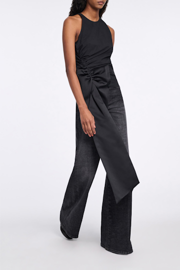 Dorothee Schumacher Top with maxi bow pure black