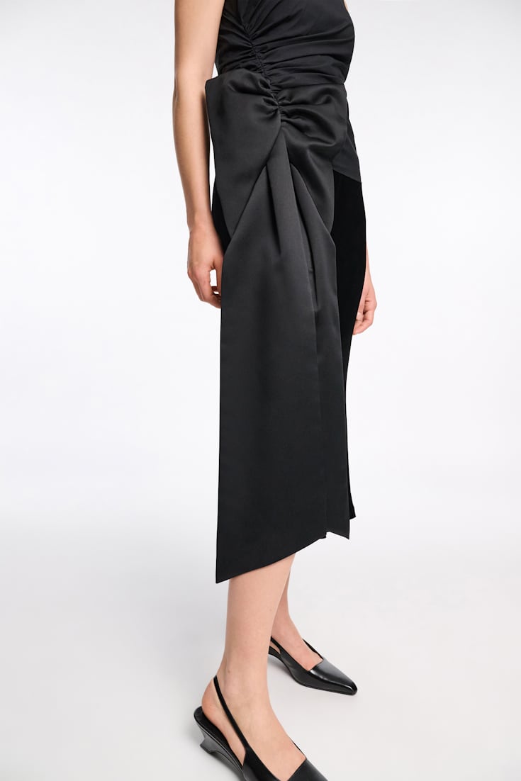 Dorothee Schumacher Top with maxi bow pure black