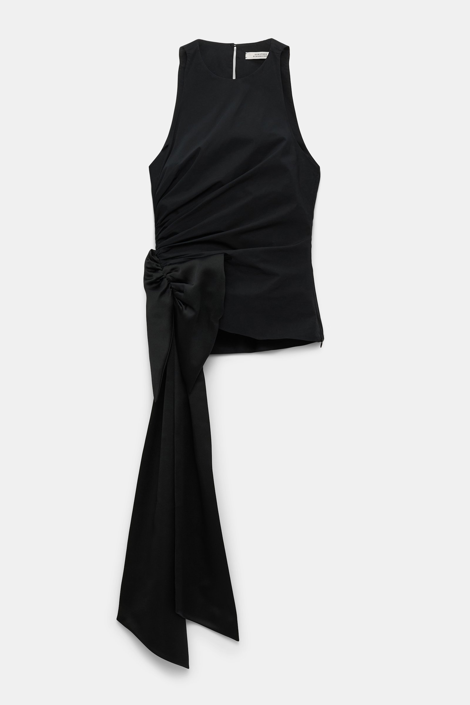 Dorothee Schumacher Top with maxi bow pure black