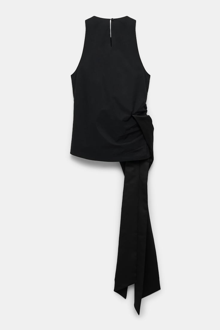 Dorothee Schumacher Top with maxi bow pure black