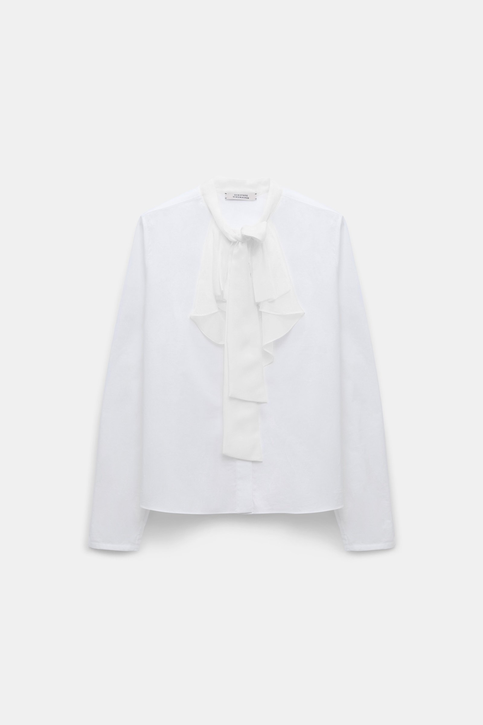 Dorothee Schumacher Bluse mit Schleifen-Element pure white