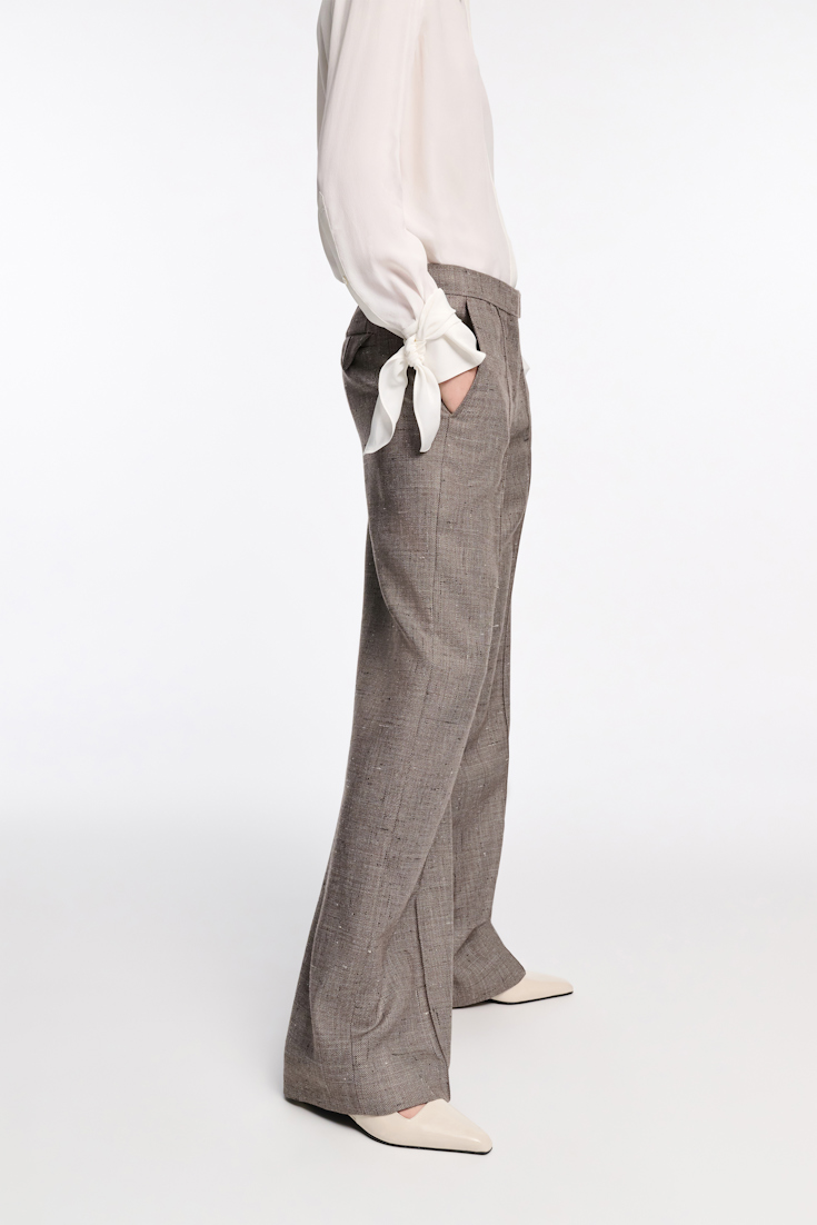 Dorothee Schumacher Bluse mit abnehmbarem Binde-Element camellia white