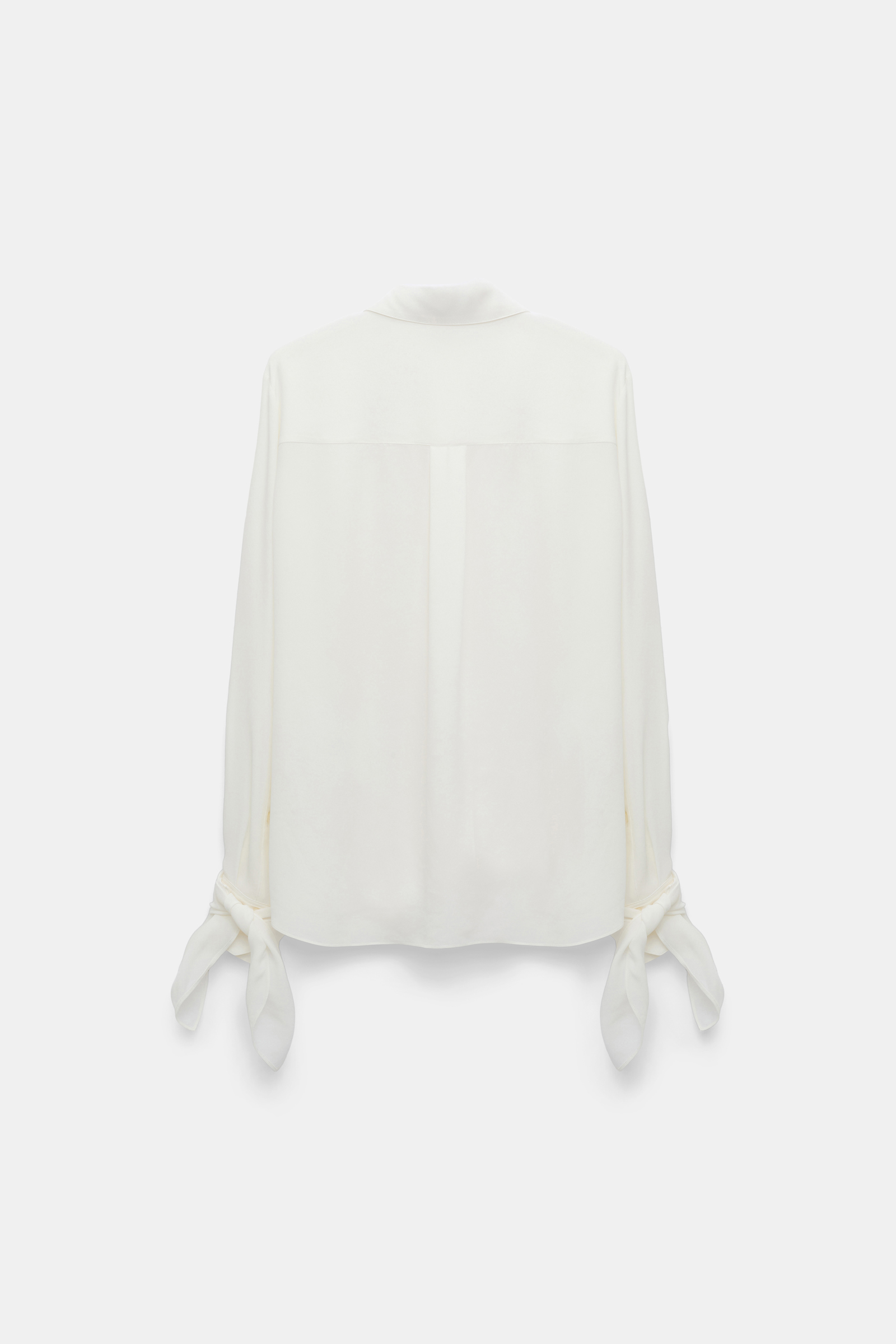 Dorothee Schumacher Bluse mit abnehmbarem Binde-Element camellia white
