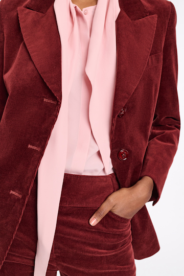 Dorothee Schumacher Flowing silk-viscose crêpe de Chine blouse with tie tan