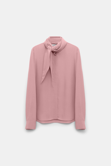 Dorothee Schumacher Bluse mit Schal-Element tan