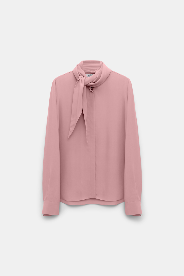 Dorothee Schumacher Bluse mit Schal-Element tan