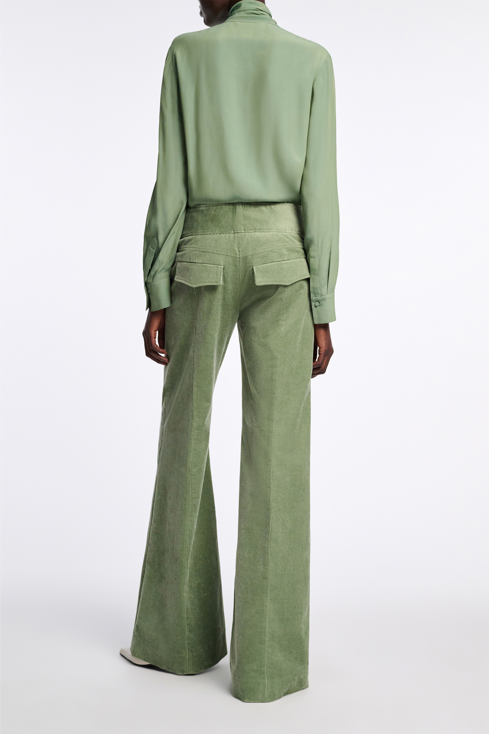 Dorothee Schumacher Bluse mit Schal-Element mistletoe