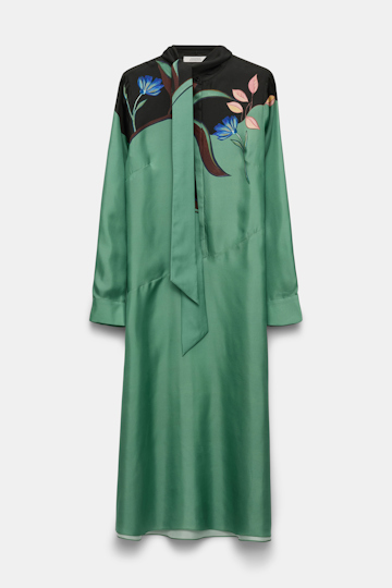 Dorothee Schumacher Hemdblusenkleid mit Signature-Print 057