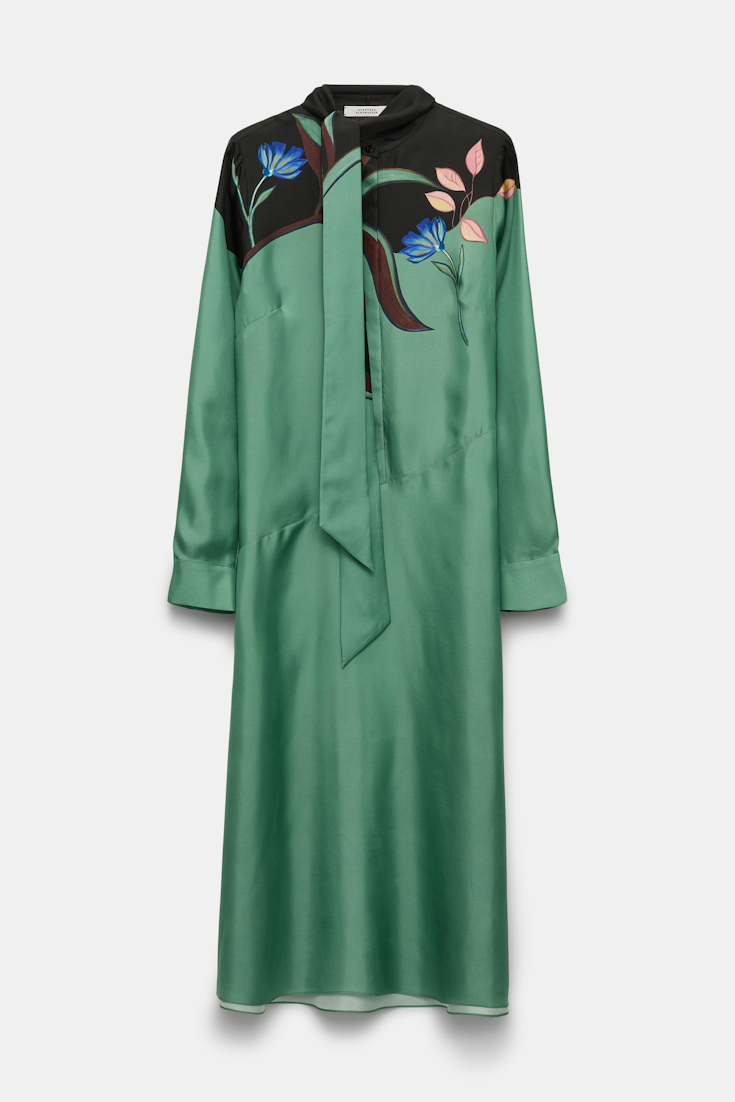 Dorothee Schumacher Hemdblusenkleid mit Signature-Print 057
