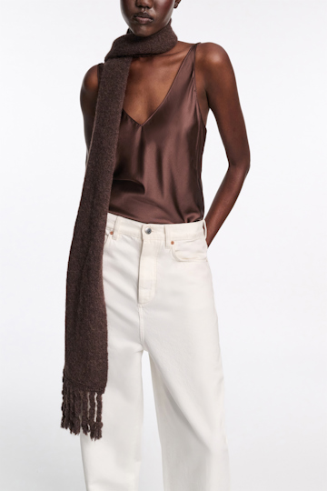 Dorothee Schumacher Silk camisole dark chocolate