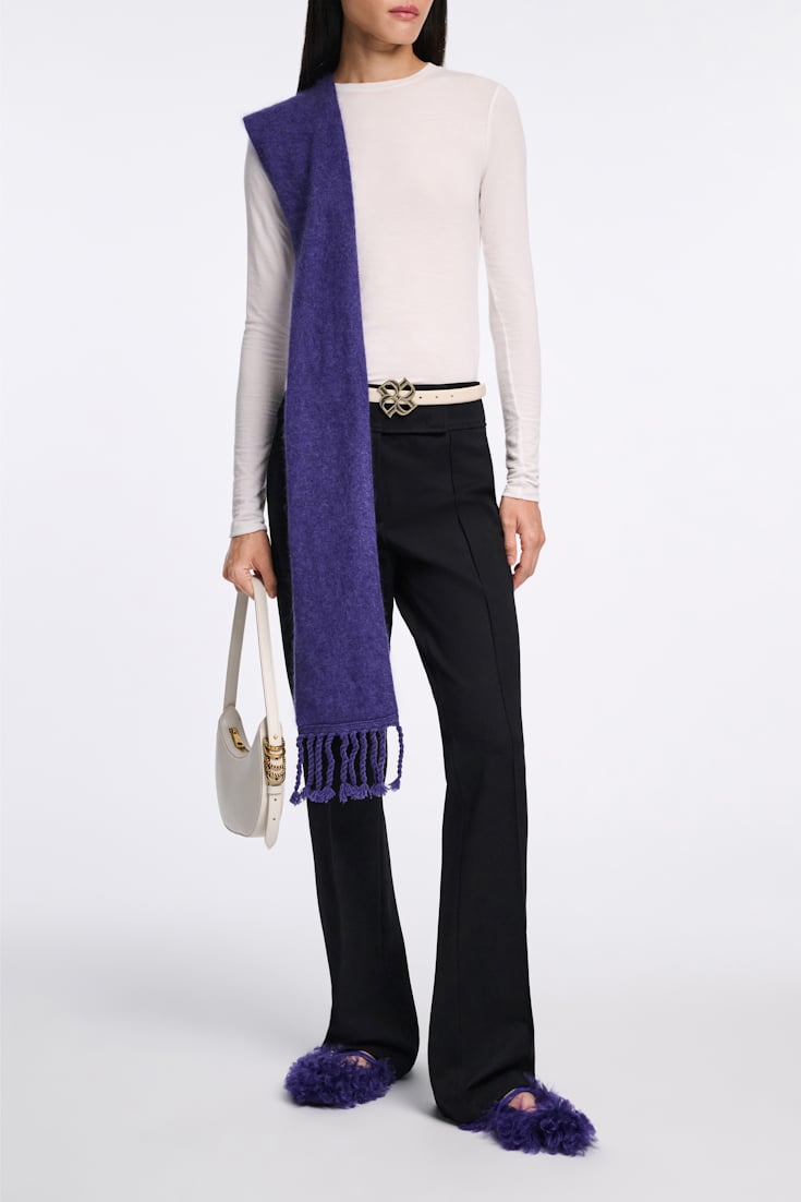 Dorothee Schumacher D-Rose buckle belt ivory