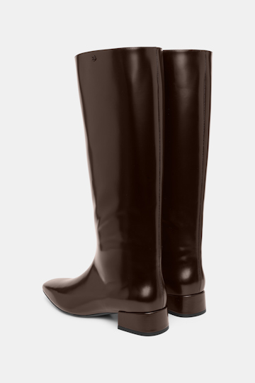 Dorothee Schumacher Riding boots chocolate tweed