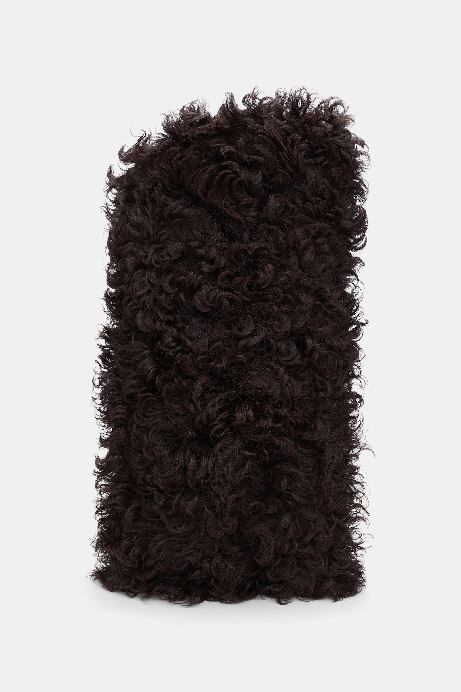 Dorothee Schumacher Sheepskin spats dark chocolate