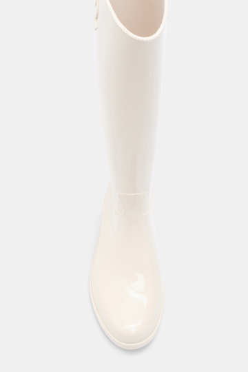 Dorothee Schumacher Rubber riding boots pure white