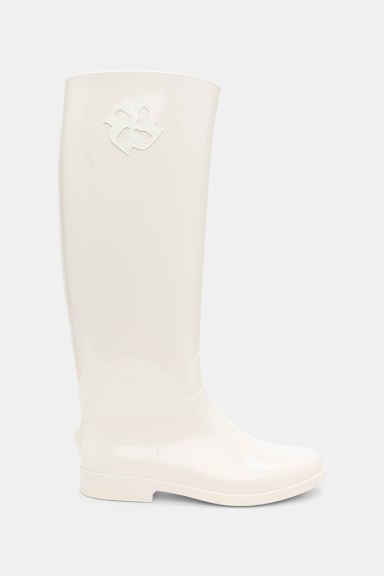 Dorothee Schumacher Rubber riding boots pure white