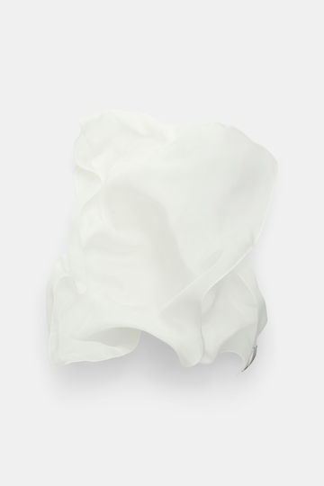 Dorothee Schumacher Schal aus Seidenchiffon camellia white