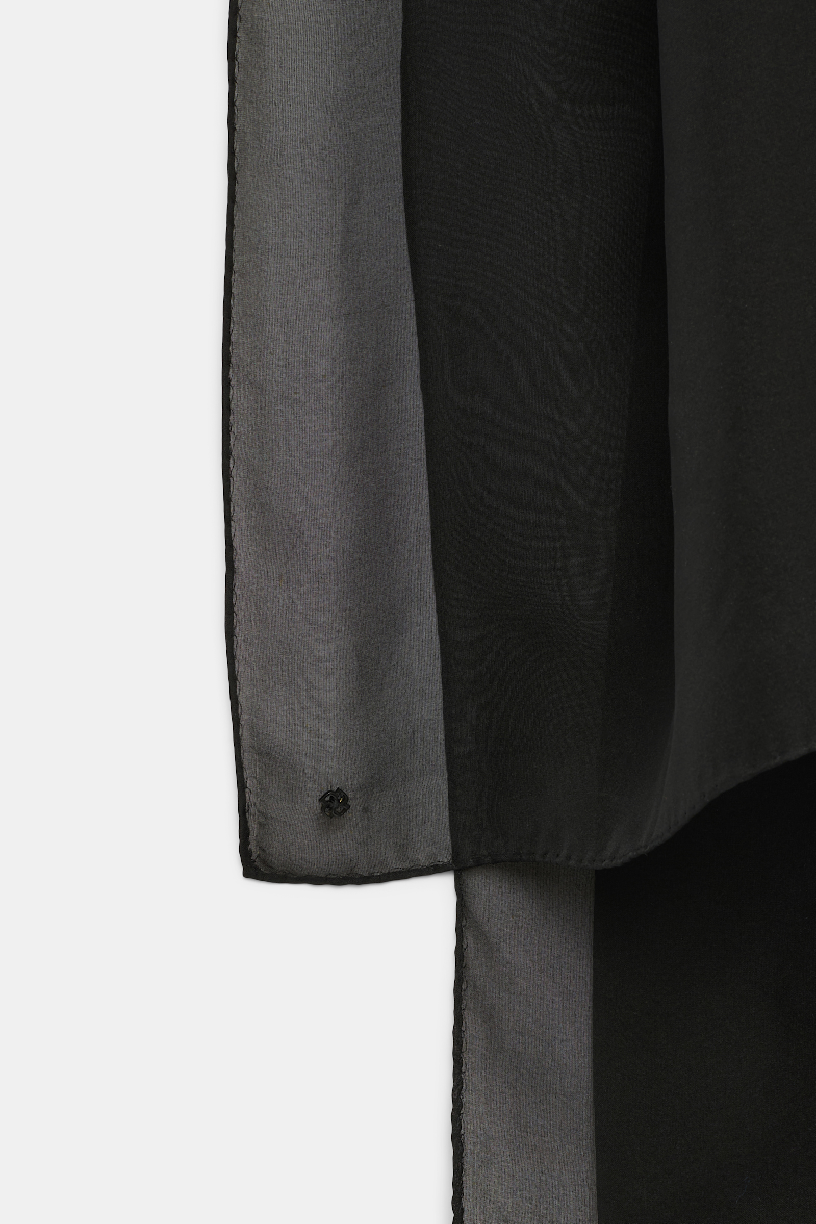 Dorothee Schumacher Schal aus Seidenchiffon pure black