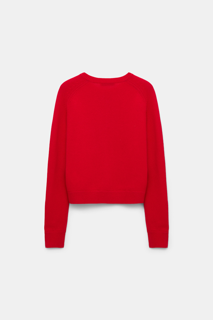 Dorothee Schumacher Fluffy Cardigan mit Hemdkragen lollipop