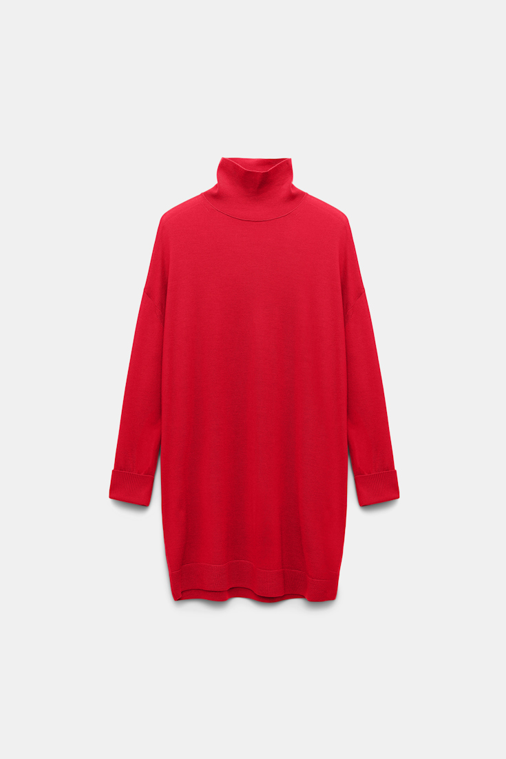 Dorothee Schumacher Long Merino turtleneck lollipop