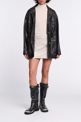 Dorothee Schumacher Ärmelloses Rollkragentop aus Merino pure white