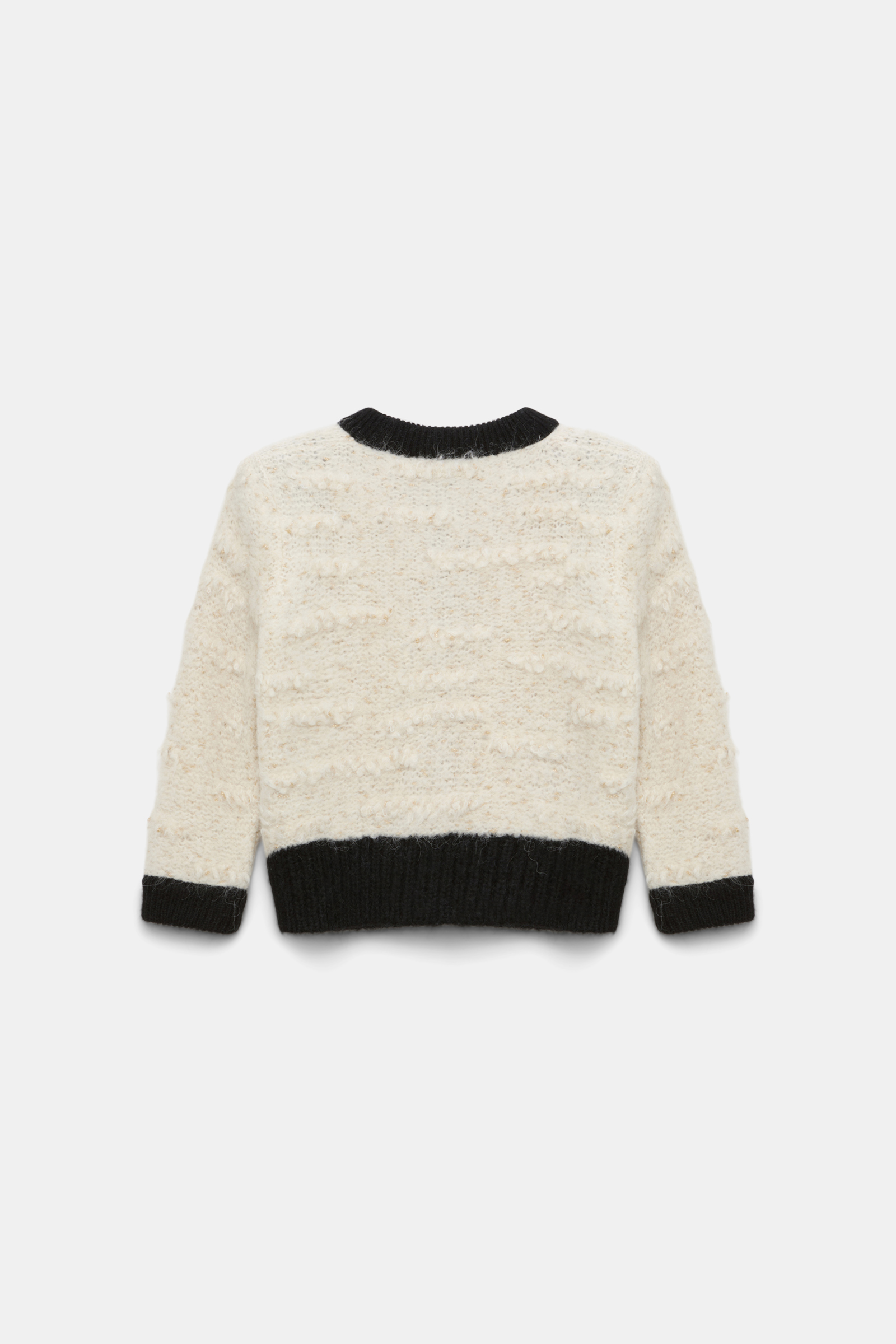 Dorothee Schumacher Zweifarbiger Cardigan creme black framed