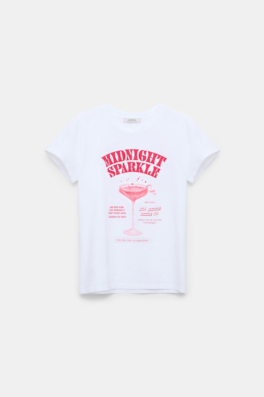 Dorothee Schumacher "Midnight sparkle" T-shirt print red