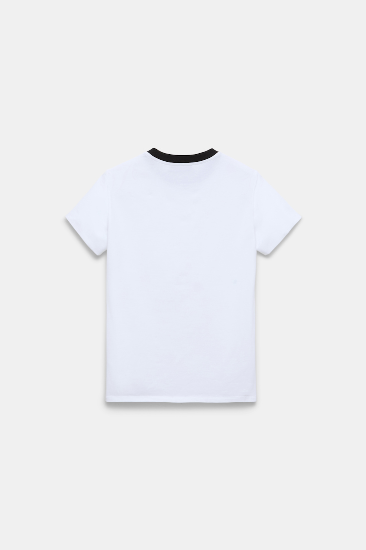 Dorothee Schumacher Von Hand besticktes T-Shirt camellia white