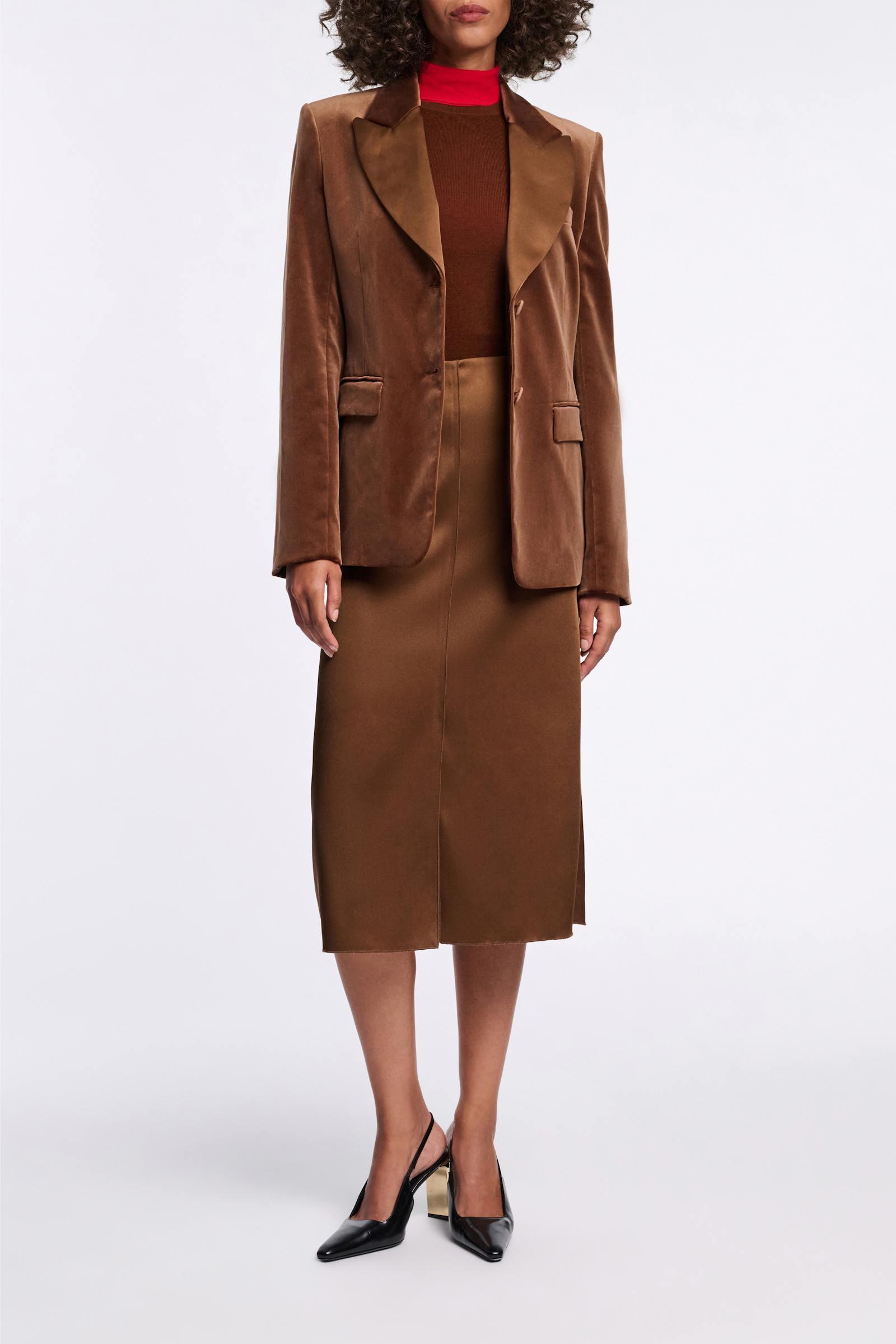 Dorothee Schumacher Samtblazer terra