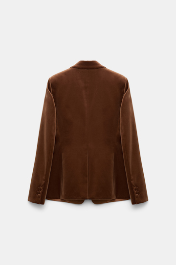 Dorothee Schumacher Velvet blazer terra