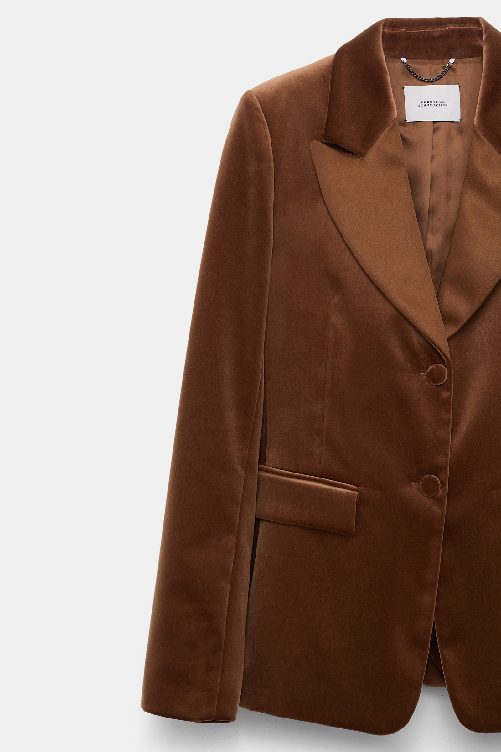 Dorothee Schumacher Samtblazer terra