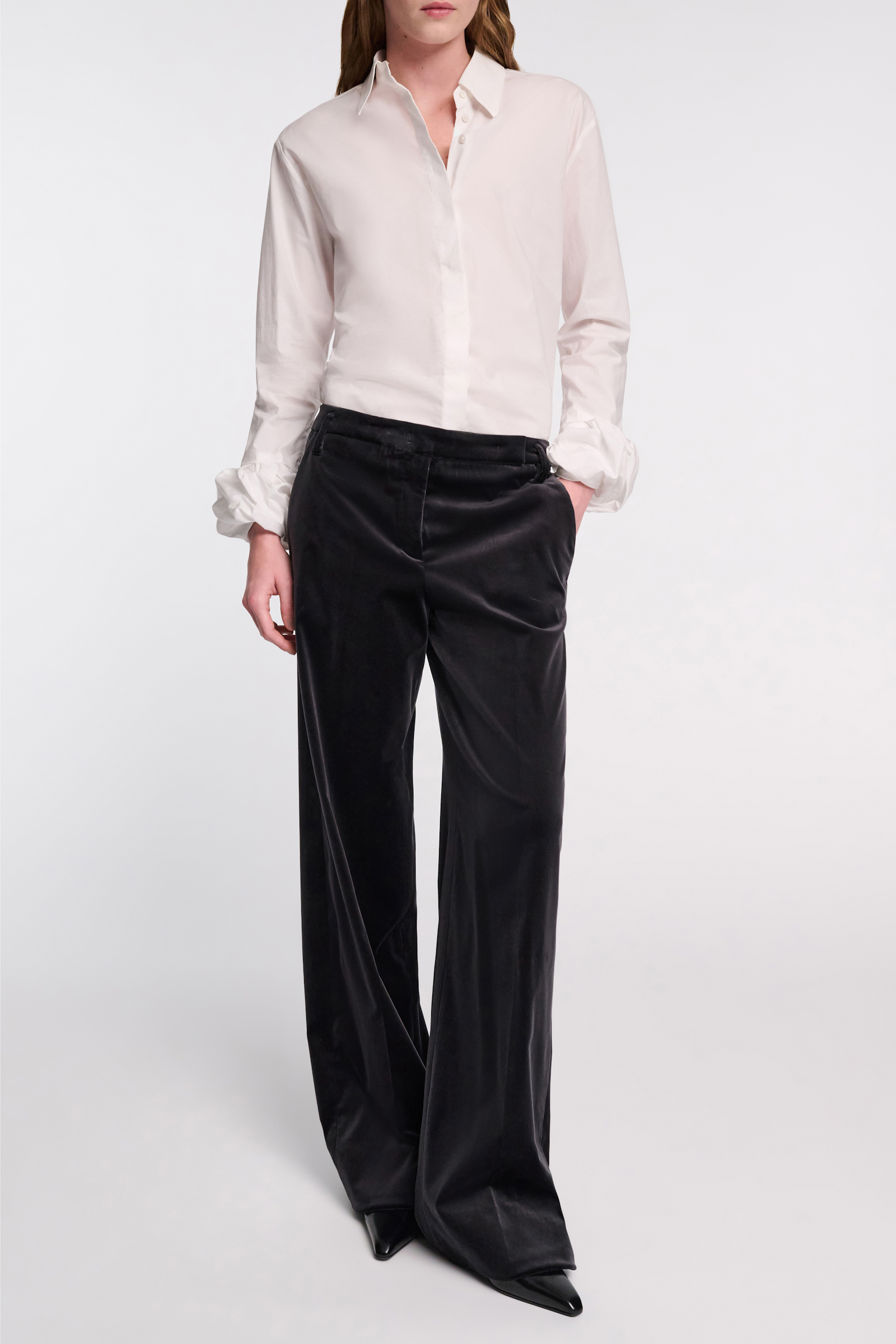 Dorothee Schumacher Velvet trousers graphite
