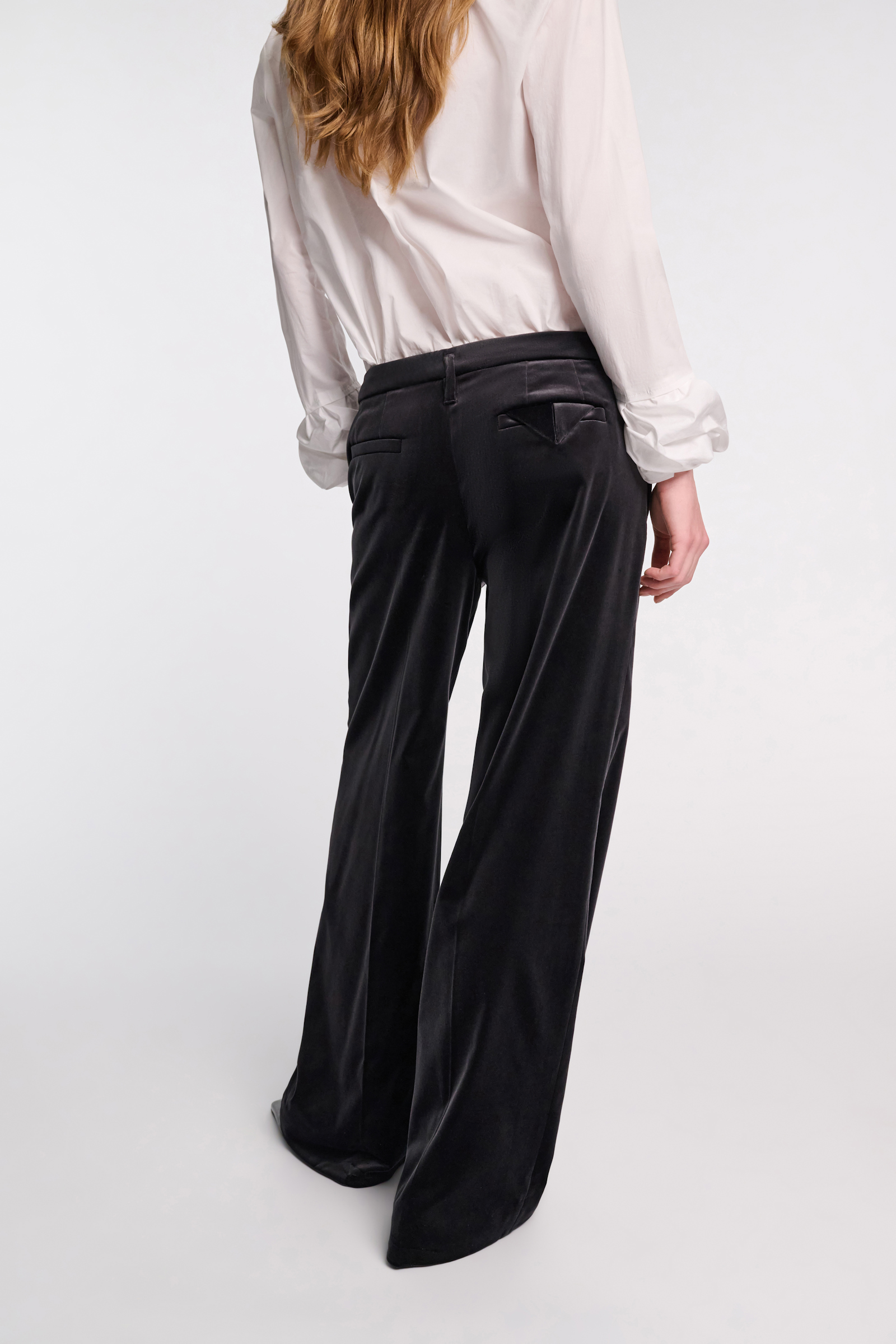 Dorothee Schumacher Velvet trousers graphite