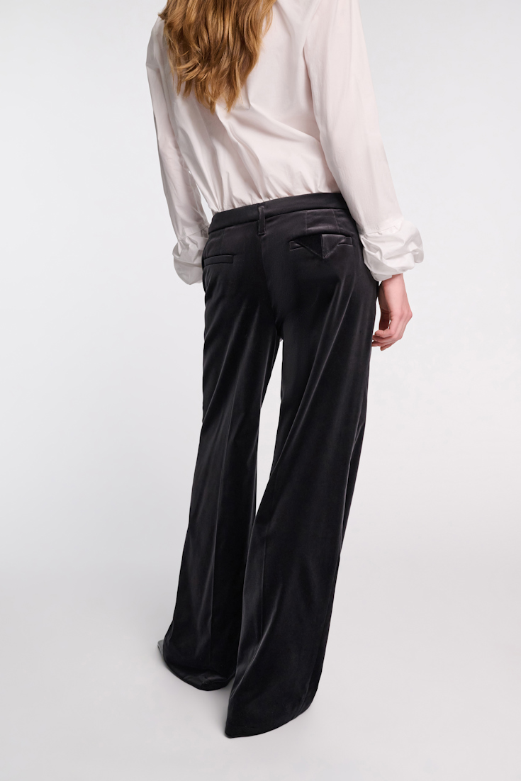 Dorothee Schumacher Velvet trousers graphite