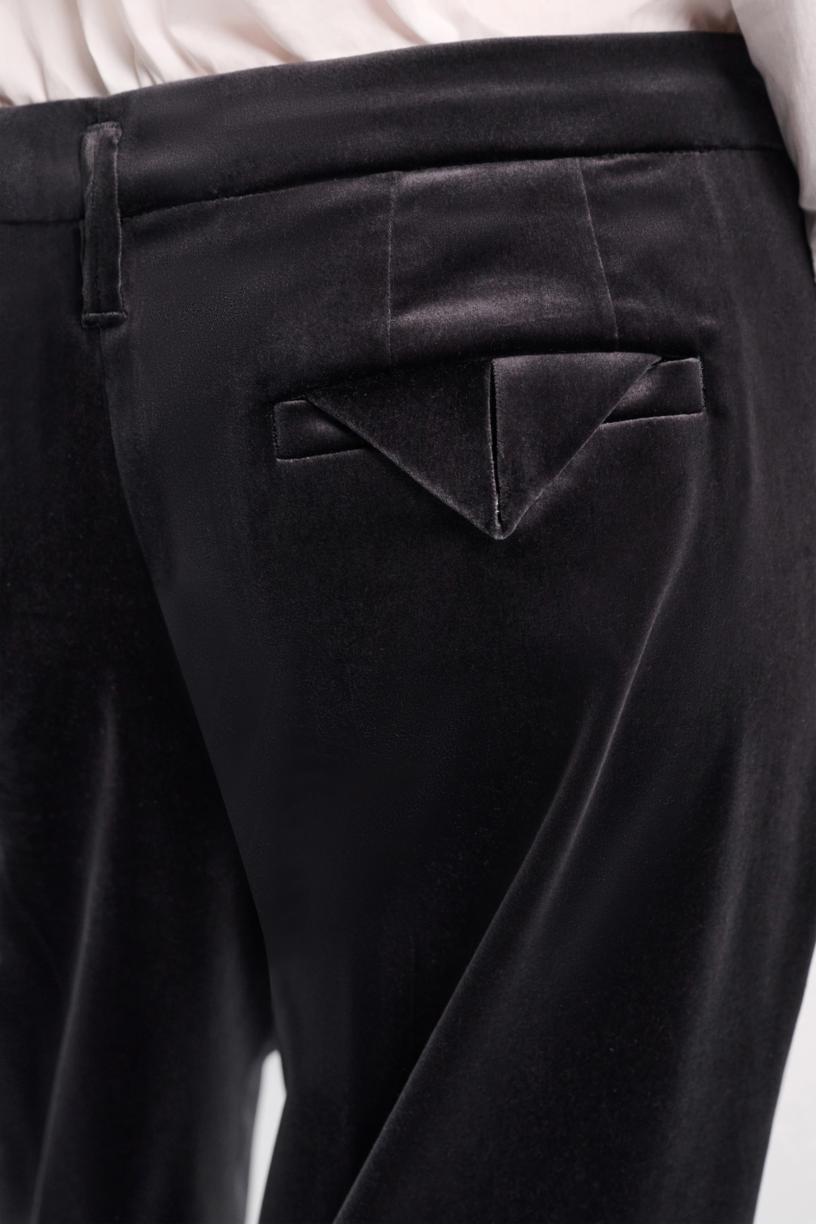 Dorothee Schumacher Velvet trousers graphite