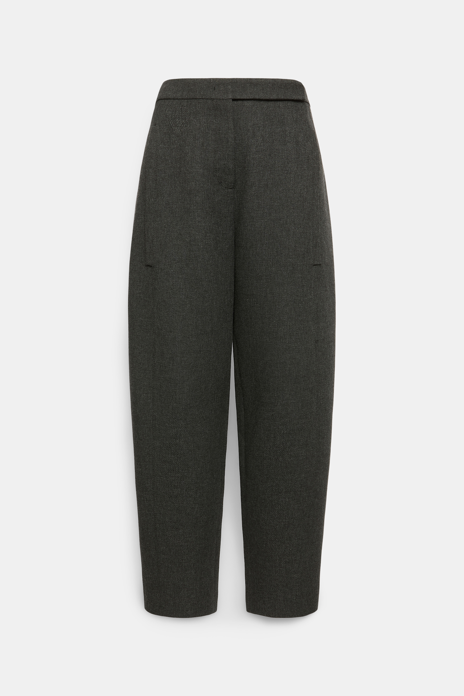 Dorothee Schumacher Peg top pants charcoal melange
