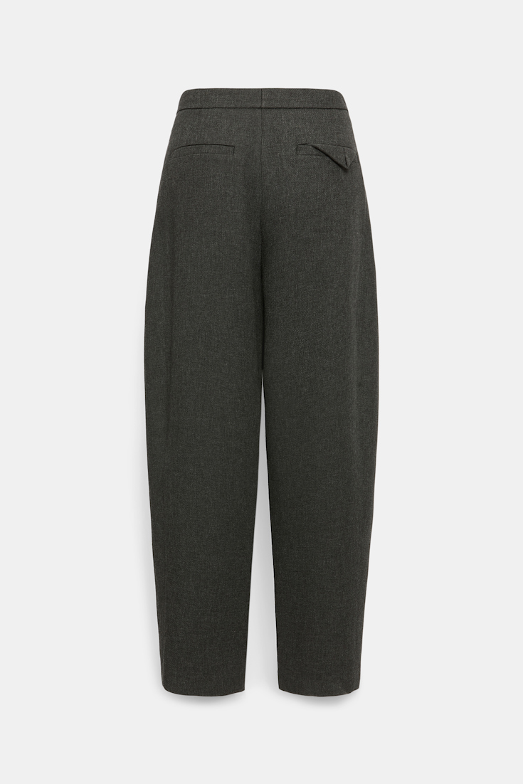 Dorothee Schumacher Peg top pants charcoal melange