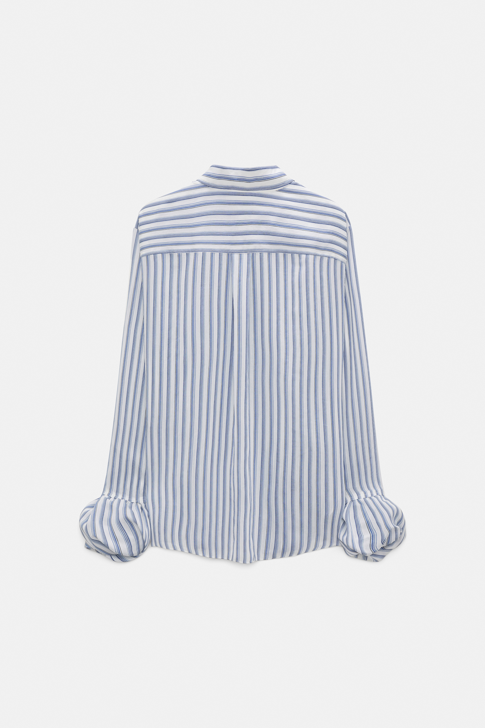 Dorothee Schumacher Blouse with balloon cuffs white sky mix