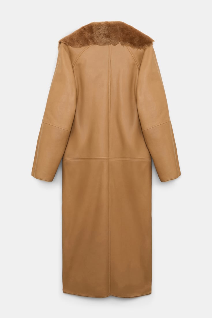 Dorothee Schumacher Shearling Mantel terra